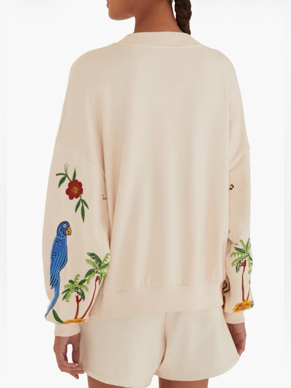 FARM Rio Coconut Trees Come to Rio Sweatshirt. - Picture 2 of 7